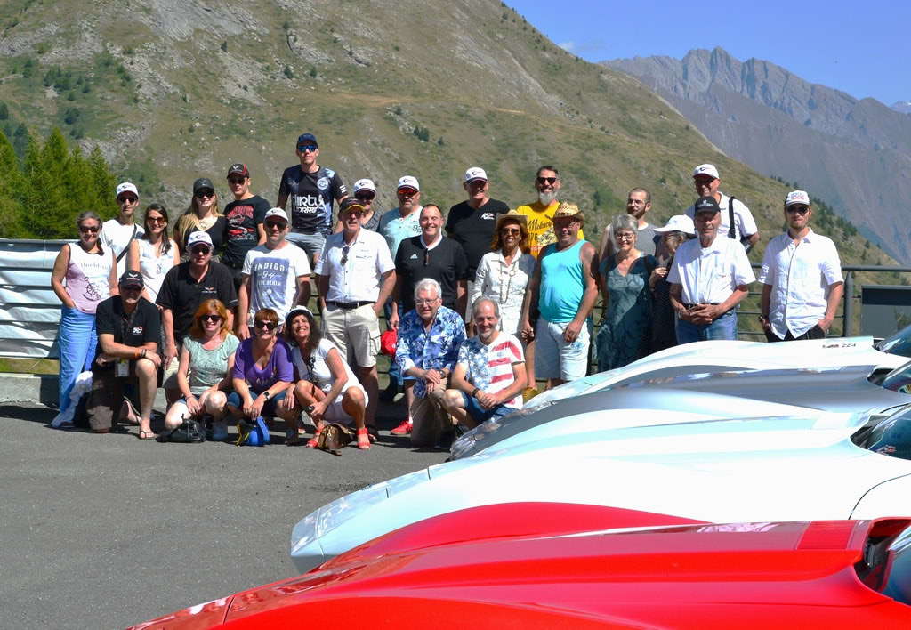 Les participants à la virée en Haute-Savoie
