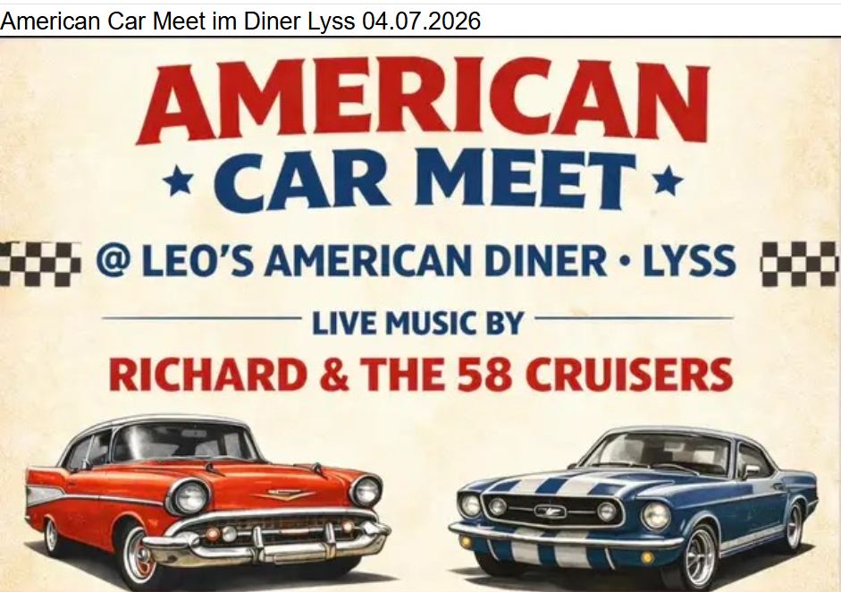 American Car Meet Diner Lyss 2026