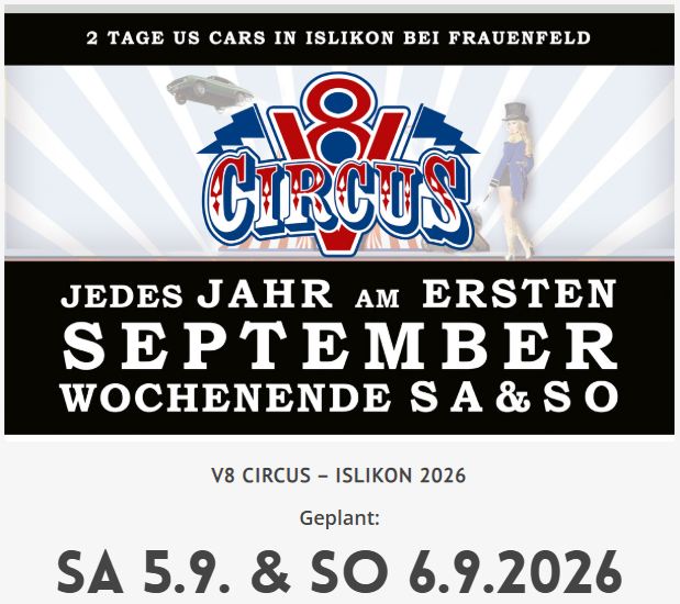 Us Cars 09.2026 Islikon bei Frauenfeld